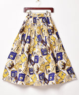 Emerald Motel 総柄 フレアスカート
