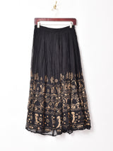 シアー フレアスカート