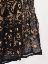 シアー フレアスカート