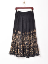 シアー フレアスカート