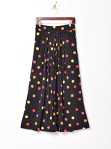 コインドット柄 スカート