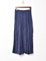 ランダムプリーツ シルクスカート