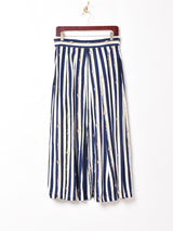 センタースリット ストライプスカート