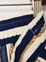 センタースリット ストライプスカート