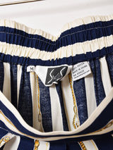 センタースリット ストライプスカート