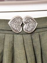 ベルトデザイン フレアスカート