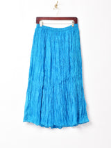 ランダムプリーツ シルクスカート