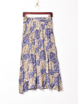 アメリカ製 花柄 フレアスカート