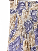 アメリカ製 花柄 フレアスカート