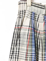 WHITE STAG フロントオープン チェック柄スカート