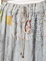 パッチワーク ラインスカート