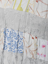 パッチワーク ラインスカート