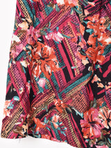 花柄フレアスカート