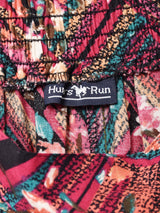 花柄フレアスカート