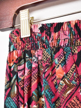 花柄フレアスカート