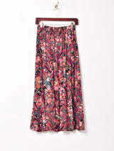 花柄フレアスカート