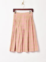 チェック柄 スカート