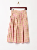 チェック柄 スカート