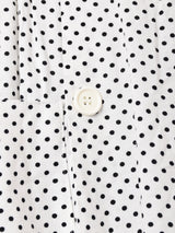 ピンドット柄 ビッグポケットスカート