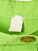 フロントオープン フレアスカート