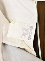 ストライプ スラックス オリーブ