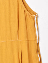 後染め スリーブレスワンピース