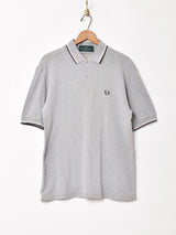 イギリス製 FRED PERRY ラインポロシャツ