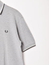 イギリス製 FRED PERRY ラインポロシャツ