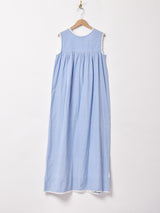 かぎ編みレース スリーブレスワンピース