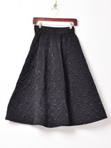 【3色展開】Meridian サーキュラー キルティング スカート