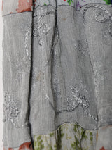 パッチワーク ラインスカート