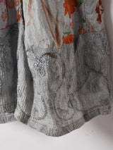 パッチワーク ラインスカート