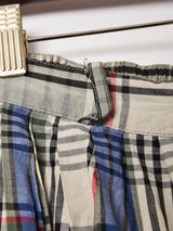 WHITE STAG フロントオープン チェック柄スカート