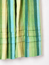 マルチストライプ フレアスカート