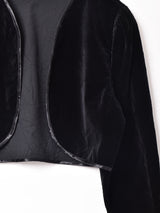 パフスリーブ ベロアボレロ