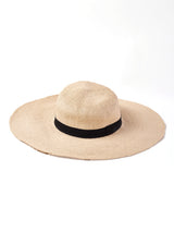 つば広 ラフィアハット