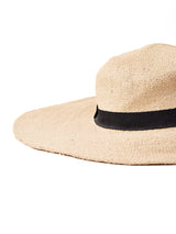 つば広 ラフィアハット
