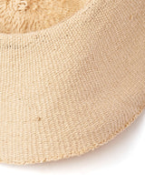 つば広 ラフィアハット