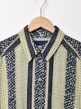 総柄 長袖シャツ