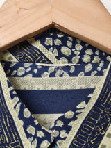 総柄 長袖シャツ