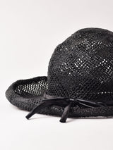 透かし編み ストローハット