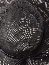 透かし編み ストローハット