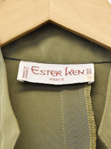 フランス製 スタンドカラー ブラウス