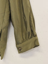 フランス製 スタンドカラー ブラウス