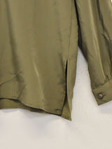 フランス製 スタンドカラー ブラウス