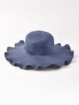 ウェーブブリム ストローハット