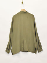 フランス製 スタンドカラー ブラウス