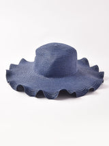ウェーブブリム ストローハット