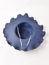 ウェーブブリム ストローハット