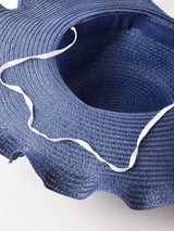 ウェーブブリム ストローハット